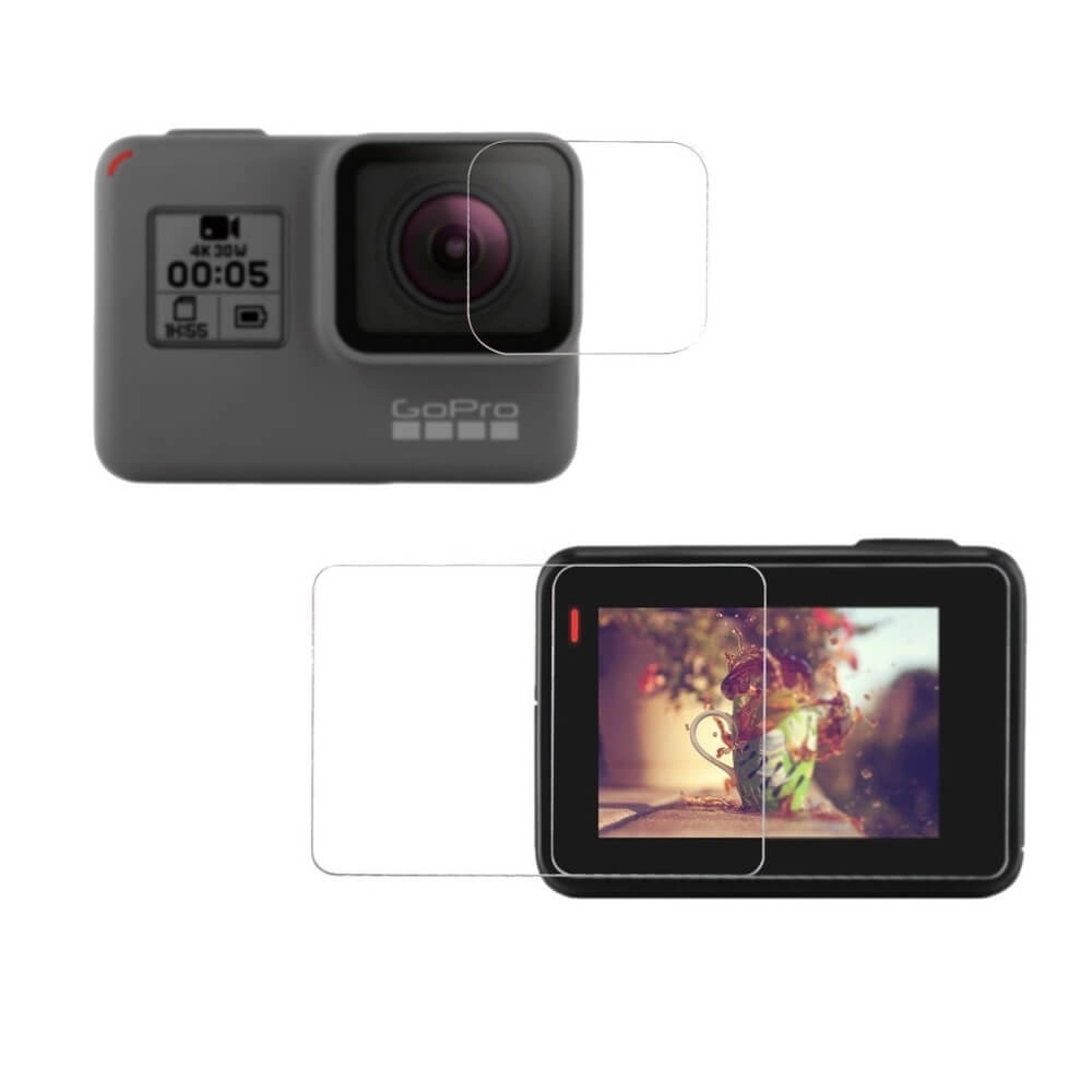 Película para GoPro Hero 5 6 7 Black e Hero (2018) Vidro Temperado