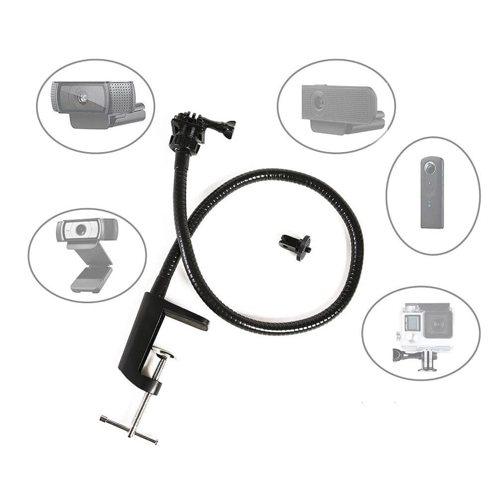 Suporte com Haste Articulável para GoPro e Câmeras Similares