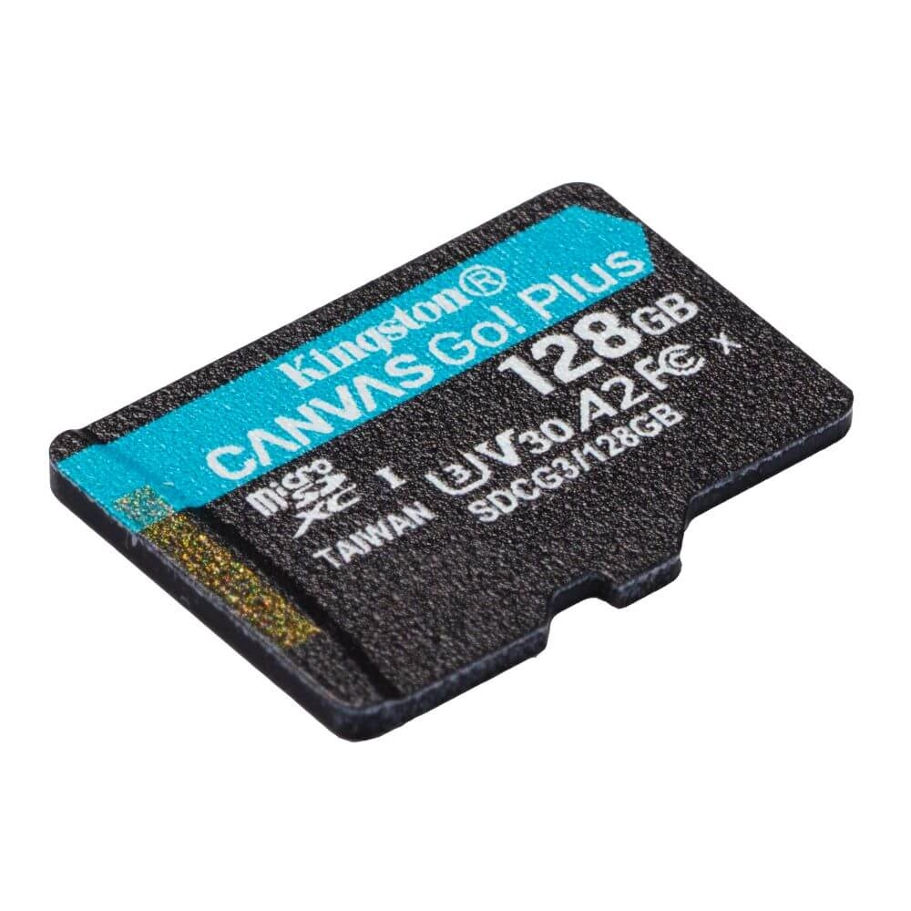 Cartão MicroSDXC 128GB Kingston Canvas Go! Plus UHS-I U3 V30 A2 170mb/s
