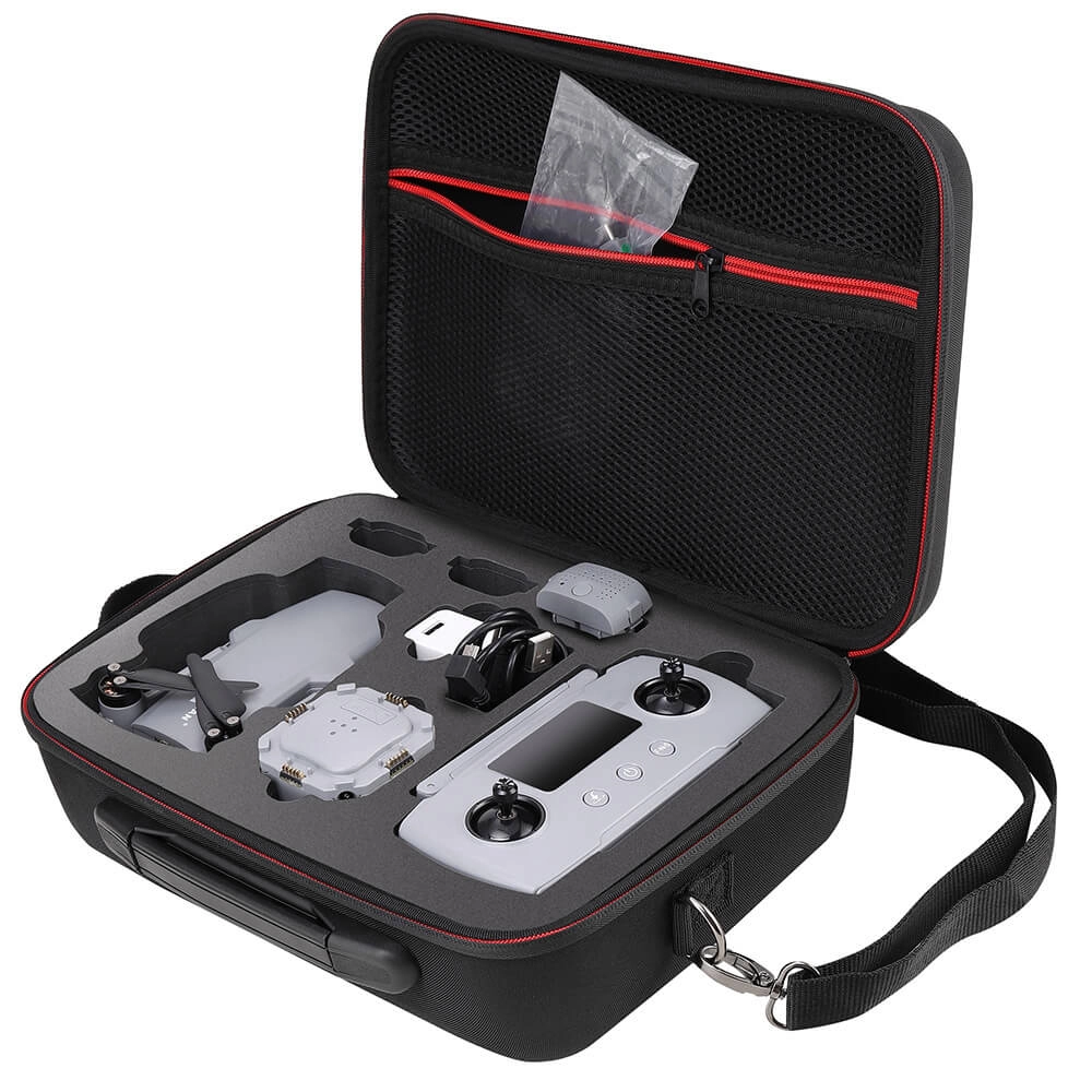Maleta Para Drone Hubsan Mini Pro com Alça de Ombros - Cor Preto