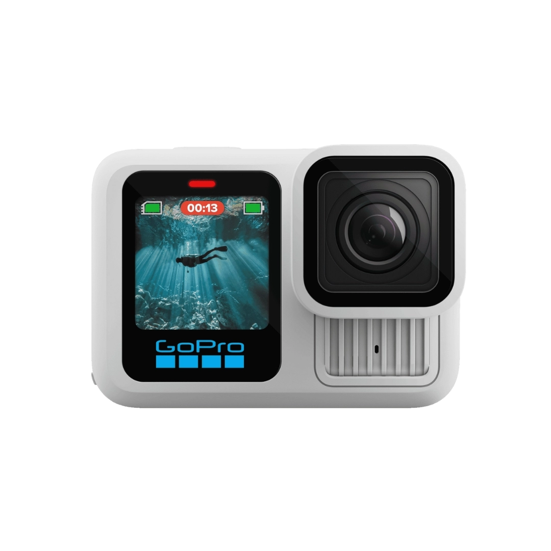 Câmera GoPro HERO13 Black Polar White à Prova D’água 27MP 5.3K