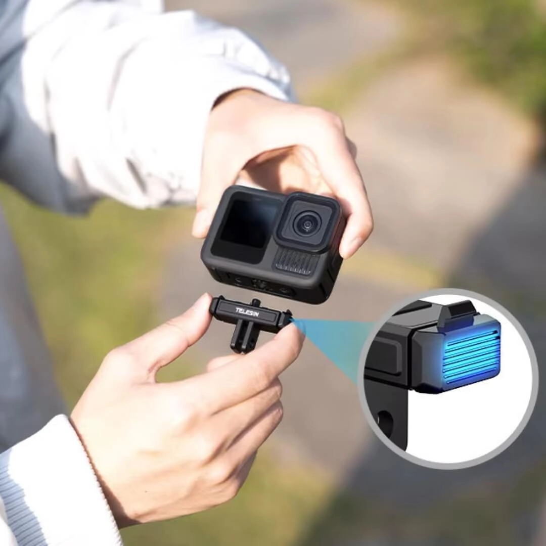 Suporte Magnético para GoPro Hero 13 Black - Telesin