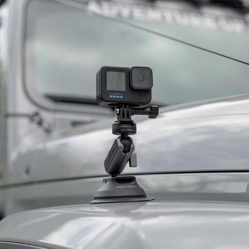 Suporte Ventosa para GoPro com Sistema Engate Rápido - Pgytech CapLock