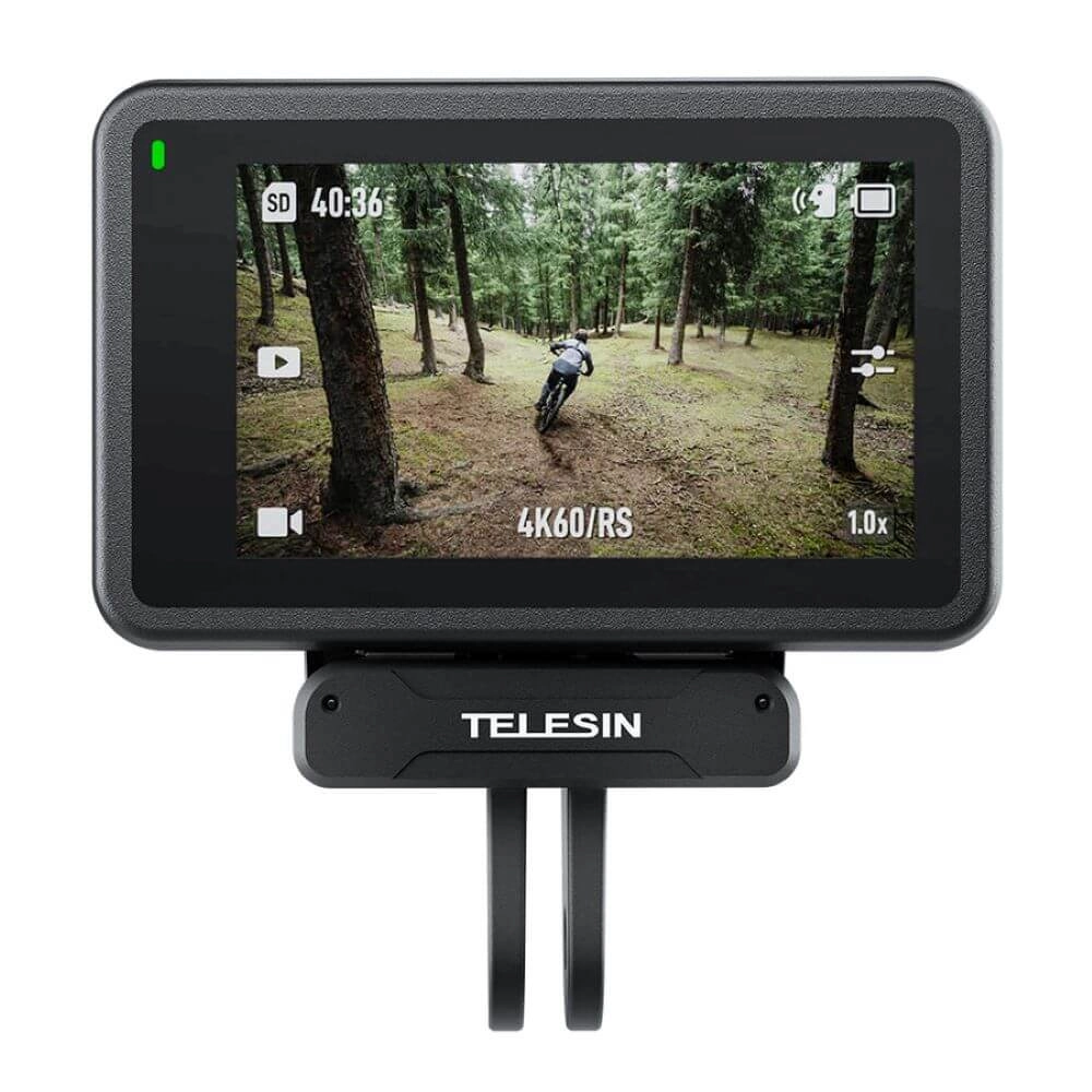 Adaptador Magnético para DJI Osmo Action 5 Pro / 3 / 4 com Encaixe em Acessórios GoPro - Telesin