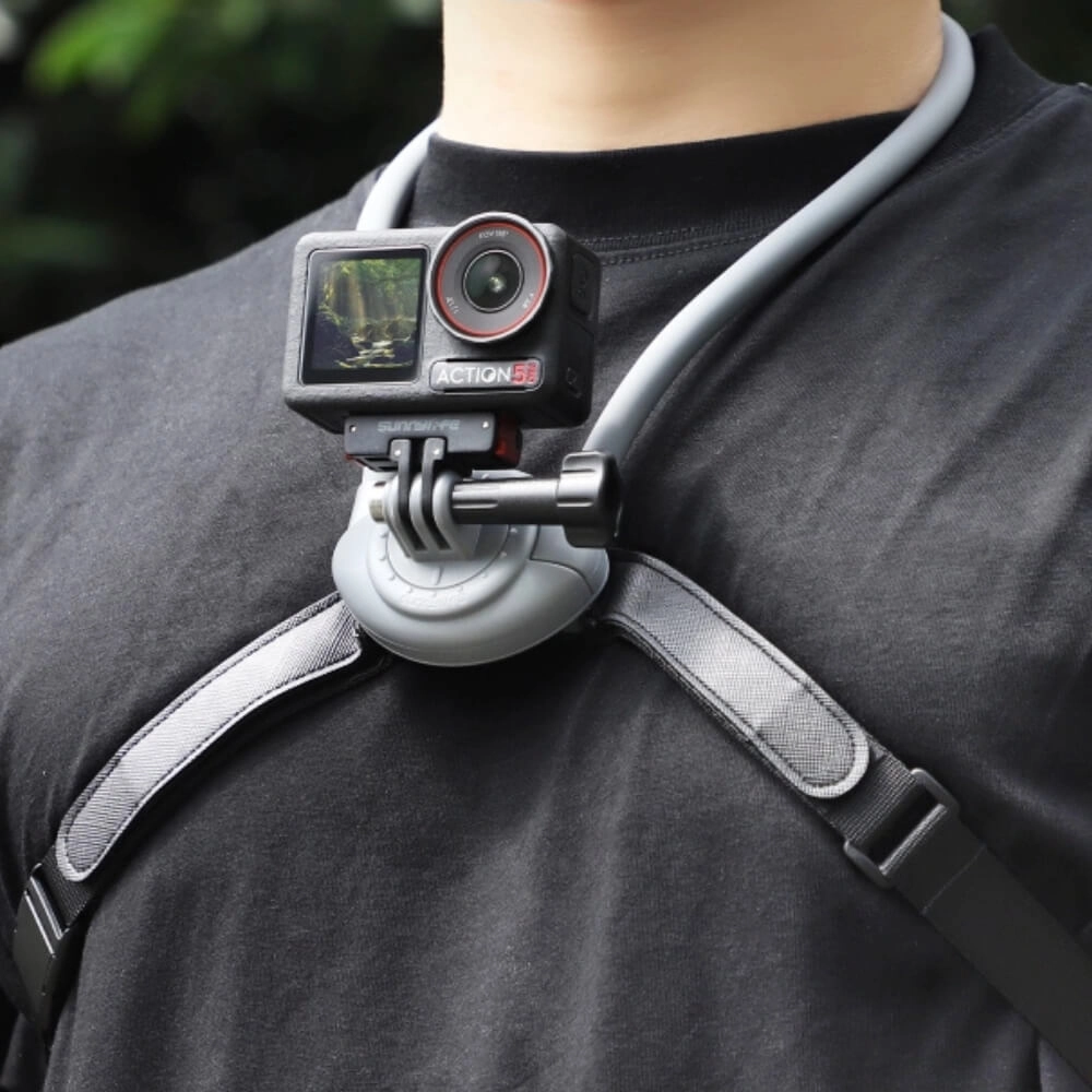 Alça de Pescoço com Suporte para GoPro e Câmeras Similares - Sunnylife