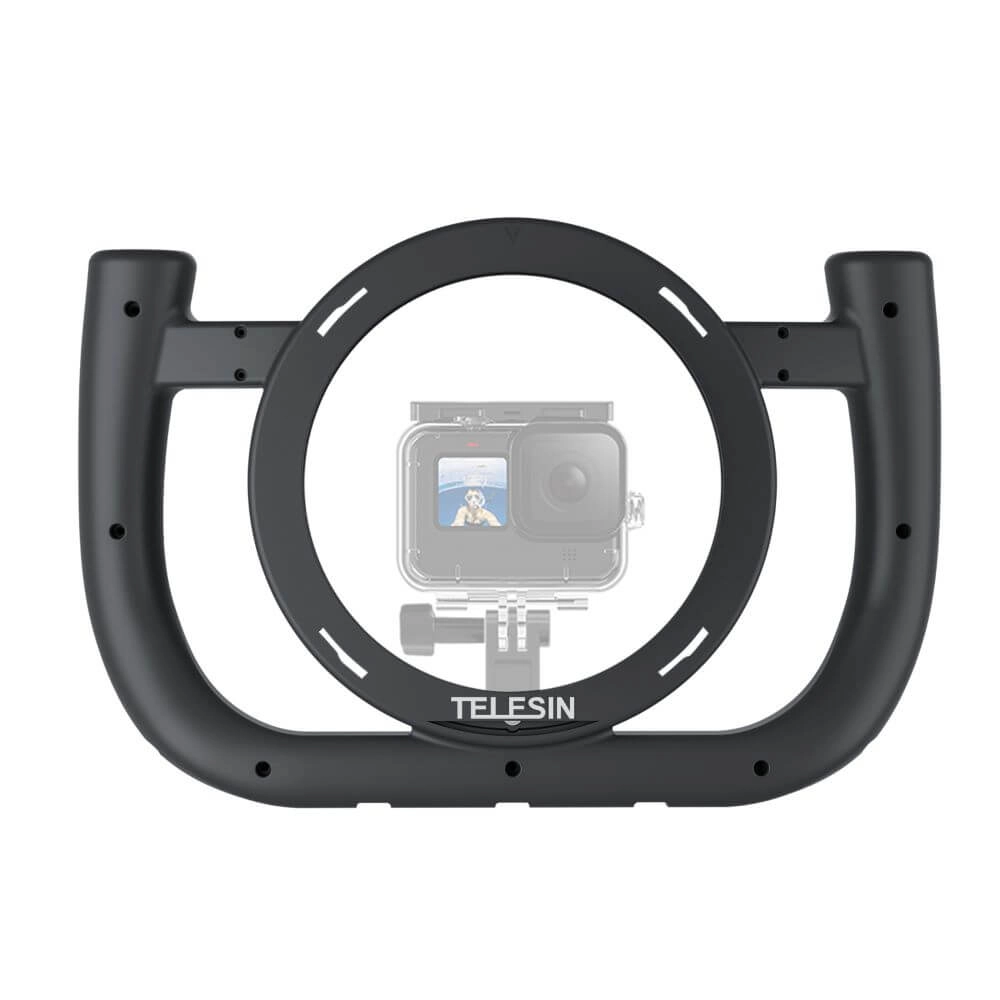 Dome para GoPro Hero 13 / 12 / 11 / 10 / 9 Black com Suporte Manual - Telesin