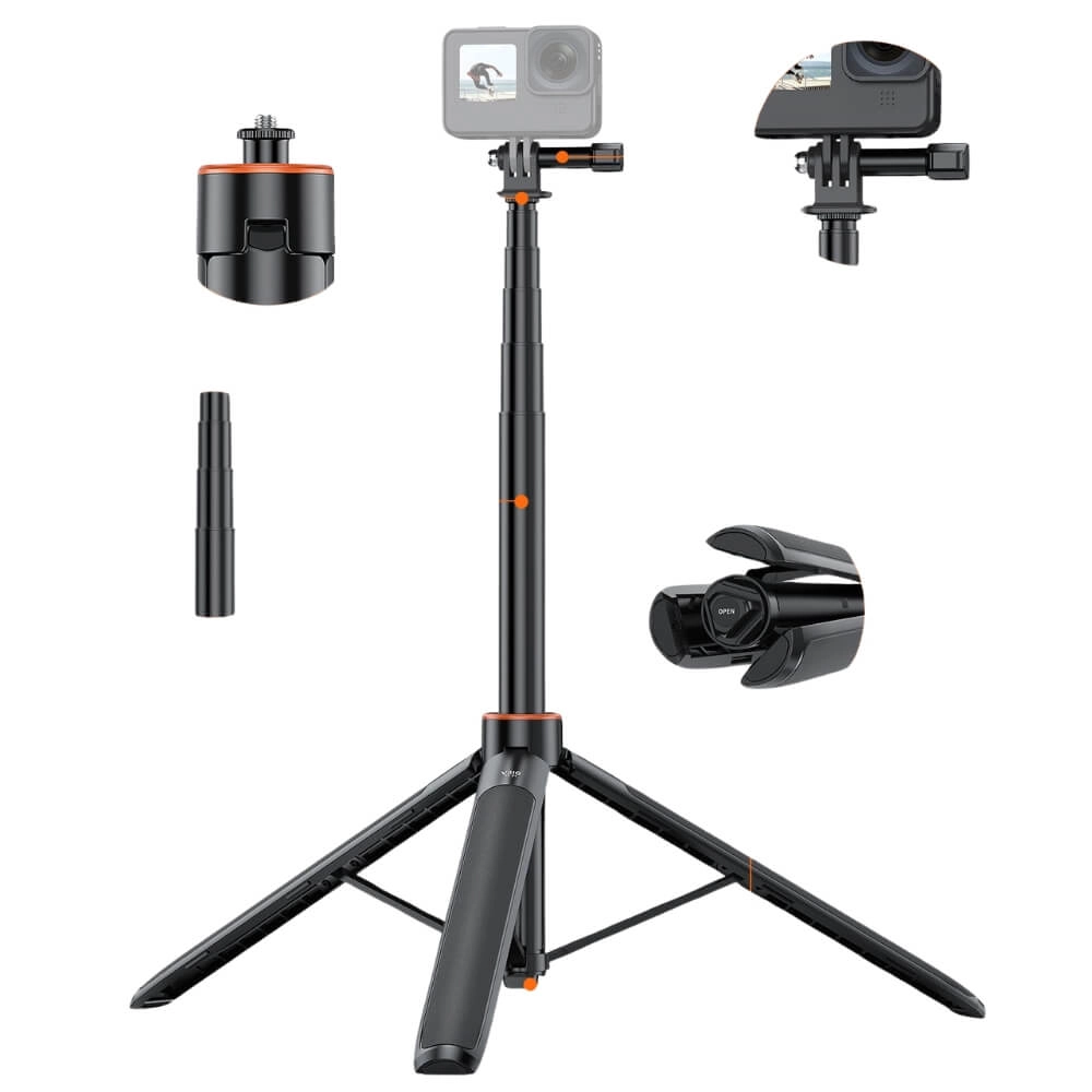 Tripé Extensor para GoPro e Câmeras Similares - VRIG (1,37m)