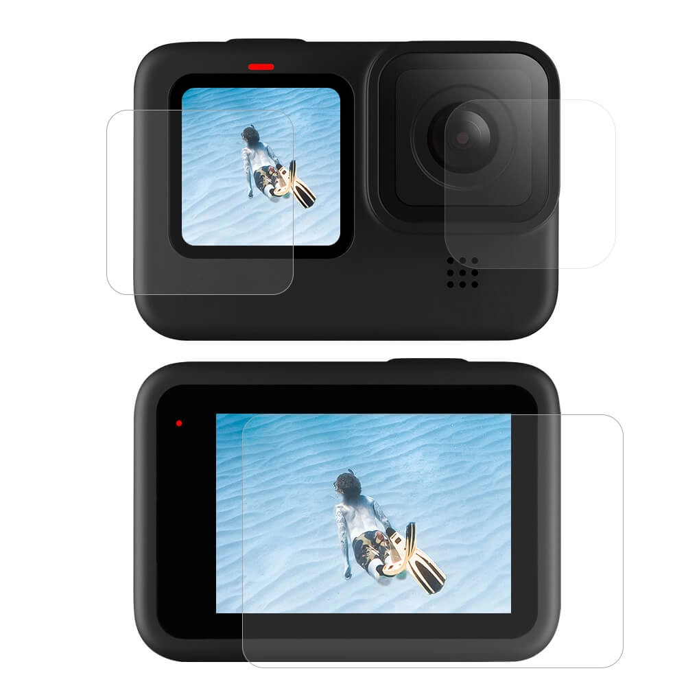 Película para GoPro Hero 12 / 11 / 10 / 9 Black em PET - Telesin