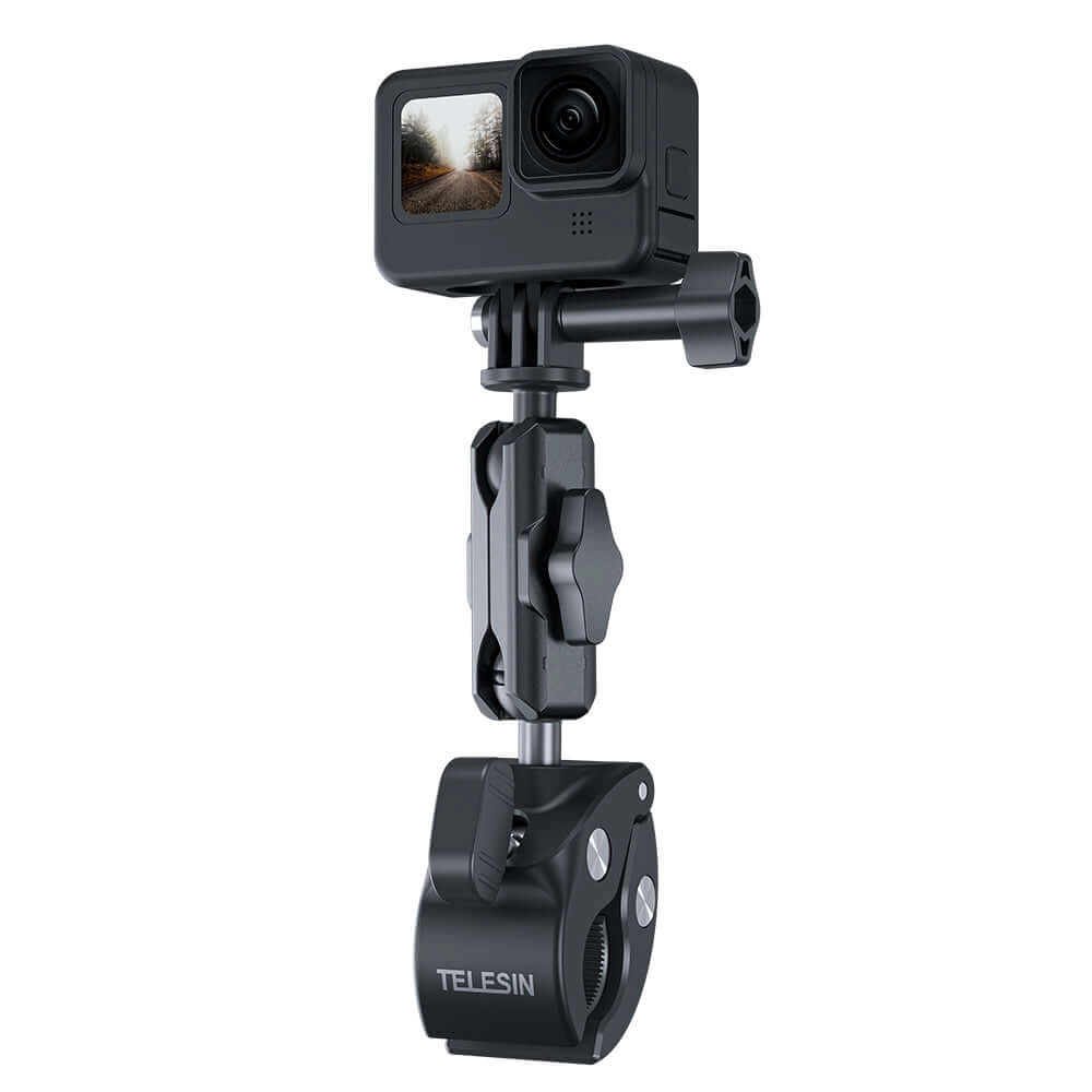 Suporte de Garra Articulável para GoPro e Câmeras Similares - Telesin
