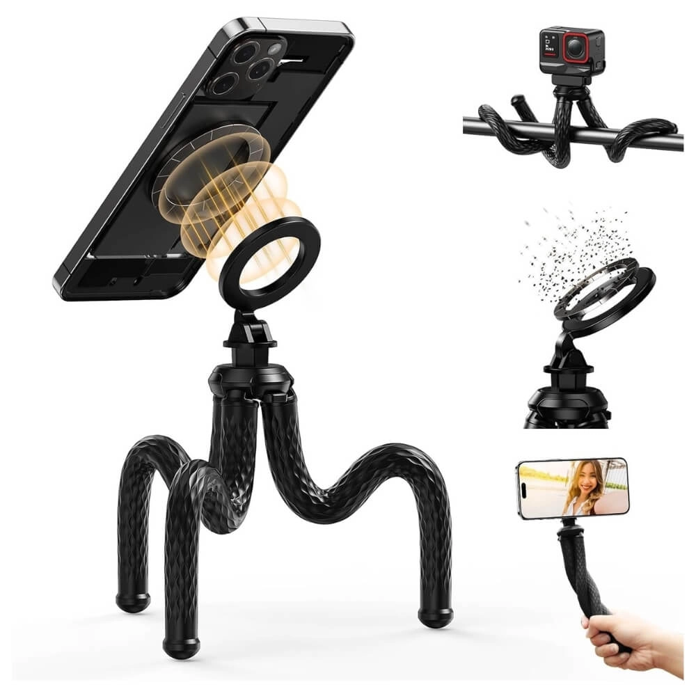 Tripé Articulado com Encaixe Magnético para Celular - Telesin