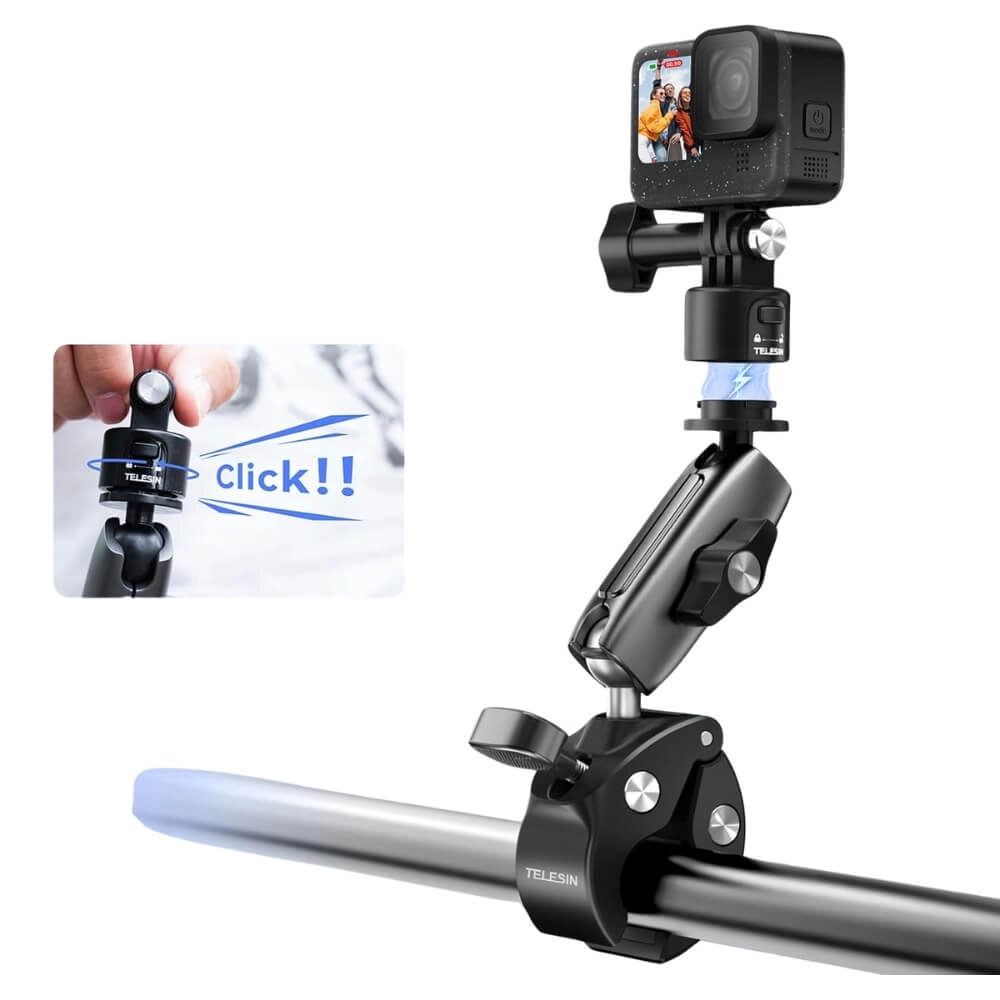 Suporte Articulado para GoPro e Câmeras Similares - Telesin