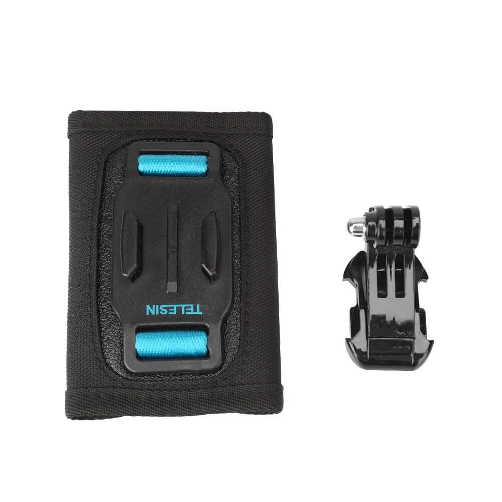 Suporte GoPro para Alça de Mochila com Adaptador J Hook Telesin