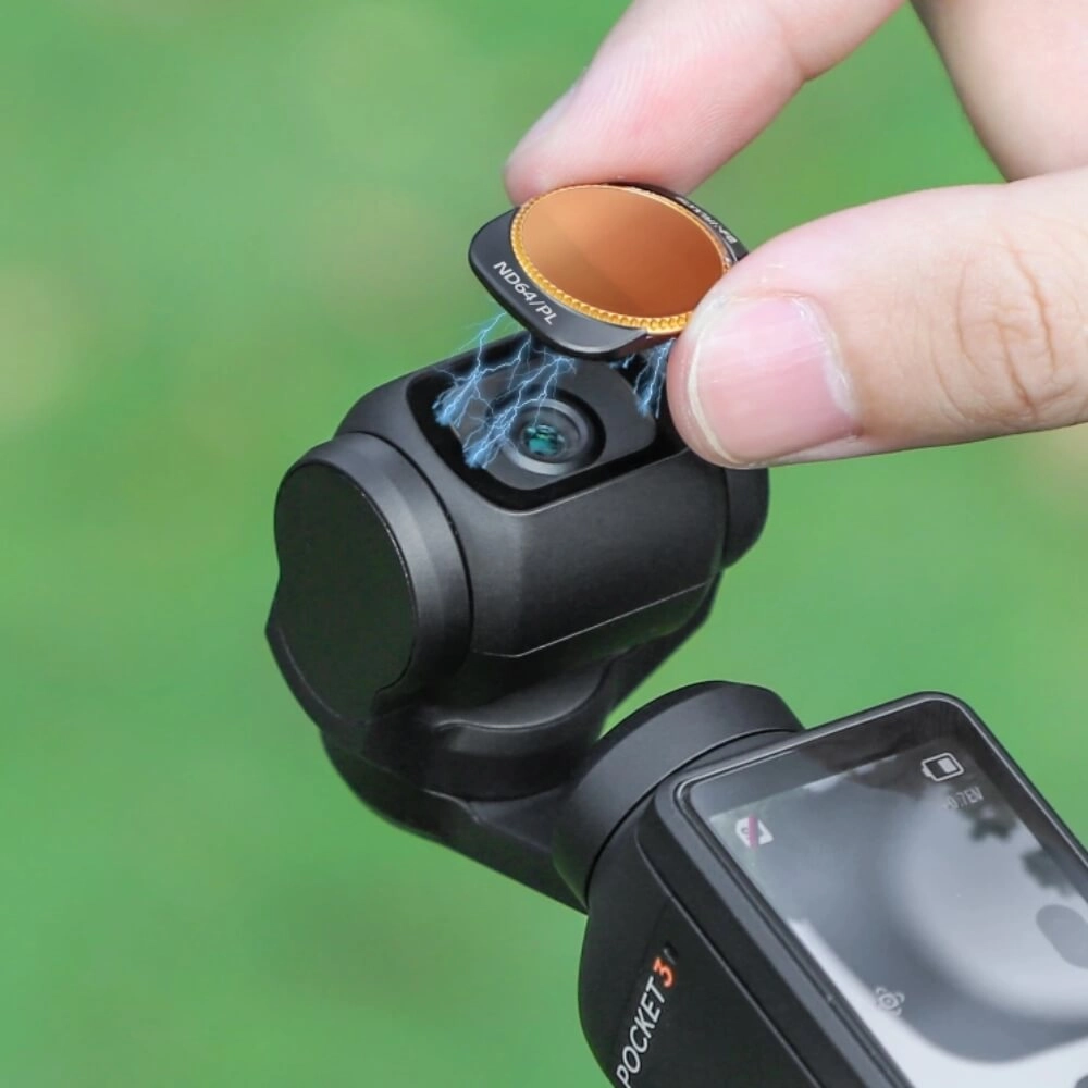 Kit de Filtros ND/PL 8/16/32/64 para Câmera DJI Osmo Pocket 3 - Sunnylife