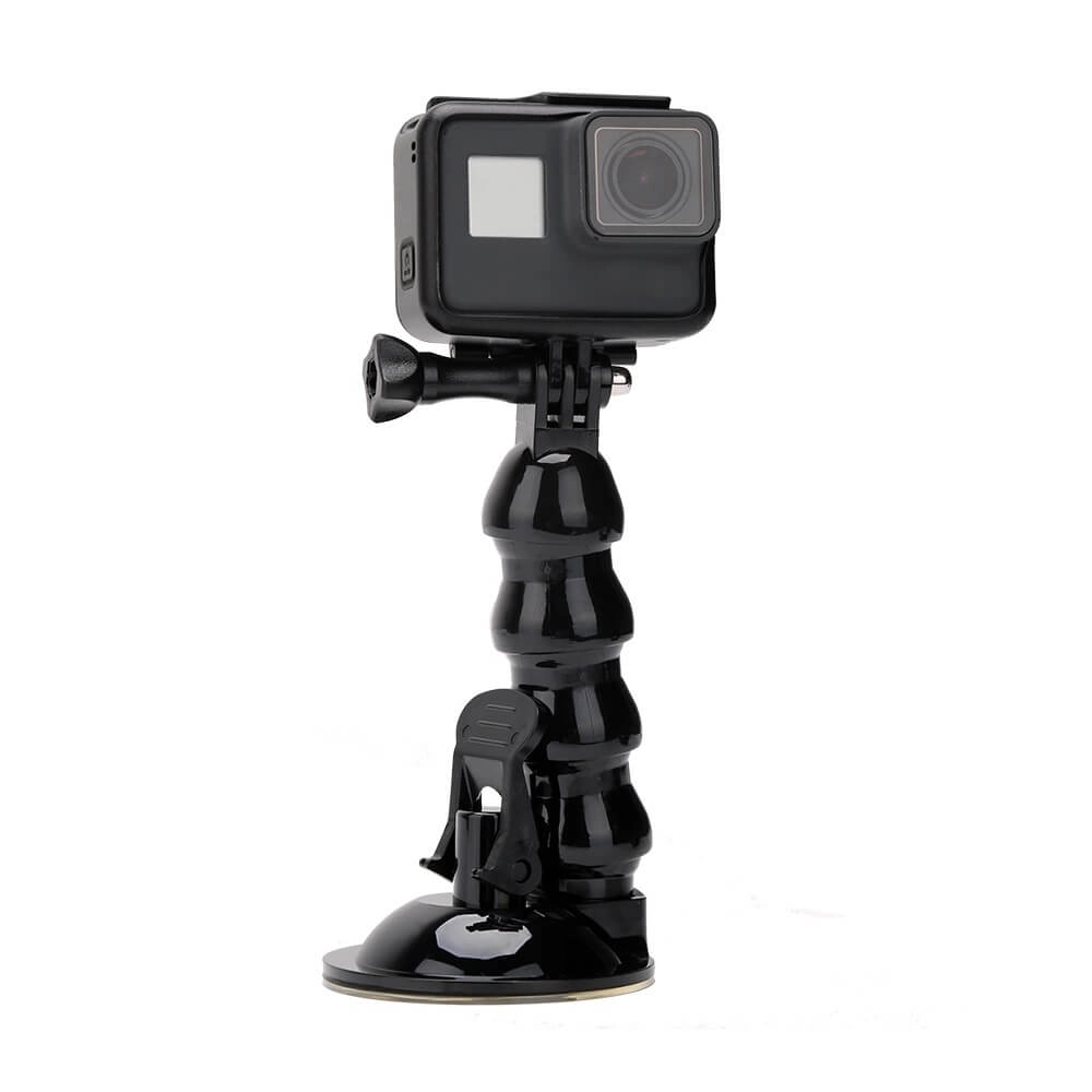 Suporte Ventosa Flexível para GoPro / Câmeras / Celulares - Telesin