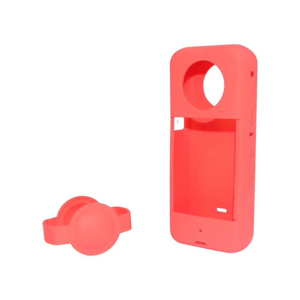 Case Capa de Silicone para Câmera Insta360 X3 + Protetor de Lente