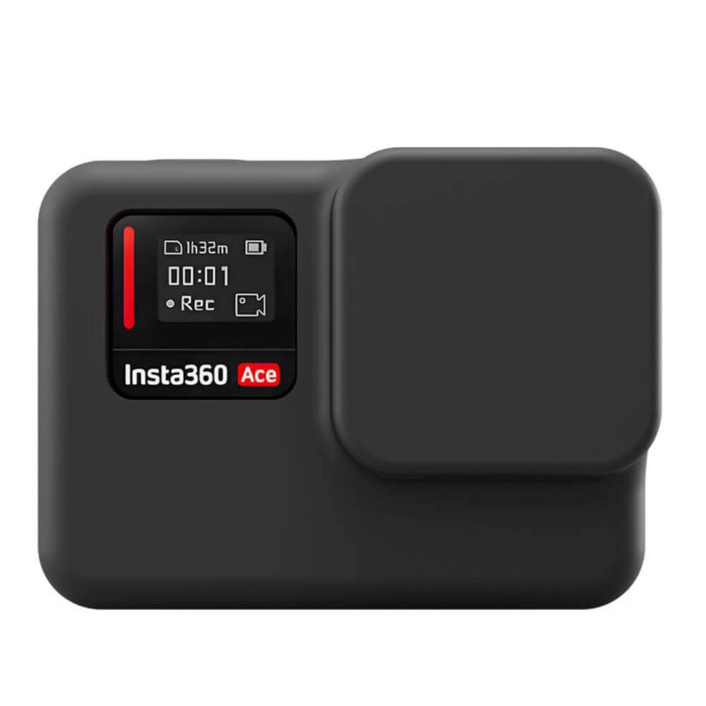 Capa de Silicone para Insta360 Ace + Tampa Lente e Display - Telesin