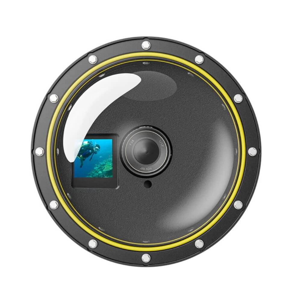 Dome para DJI Osmo Action 5 / 4 / 3 com Gatilho e Bastão Flutuante - Telesin