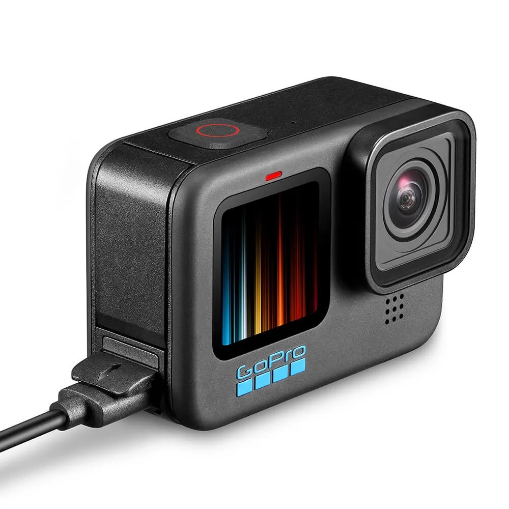 Porta Lateral para GoPro Hero 13 / 12 / 11 / 10 / 9 Black com Design de Abertura