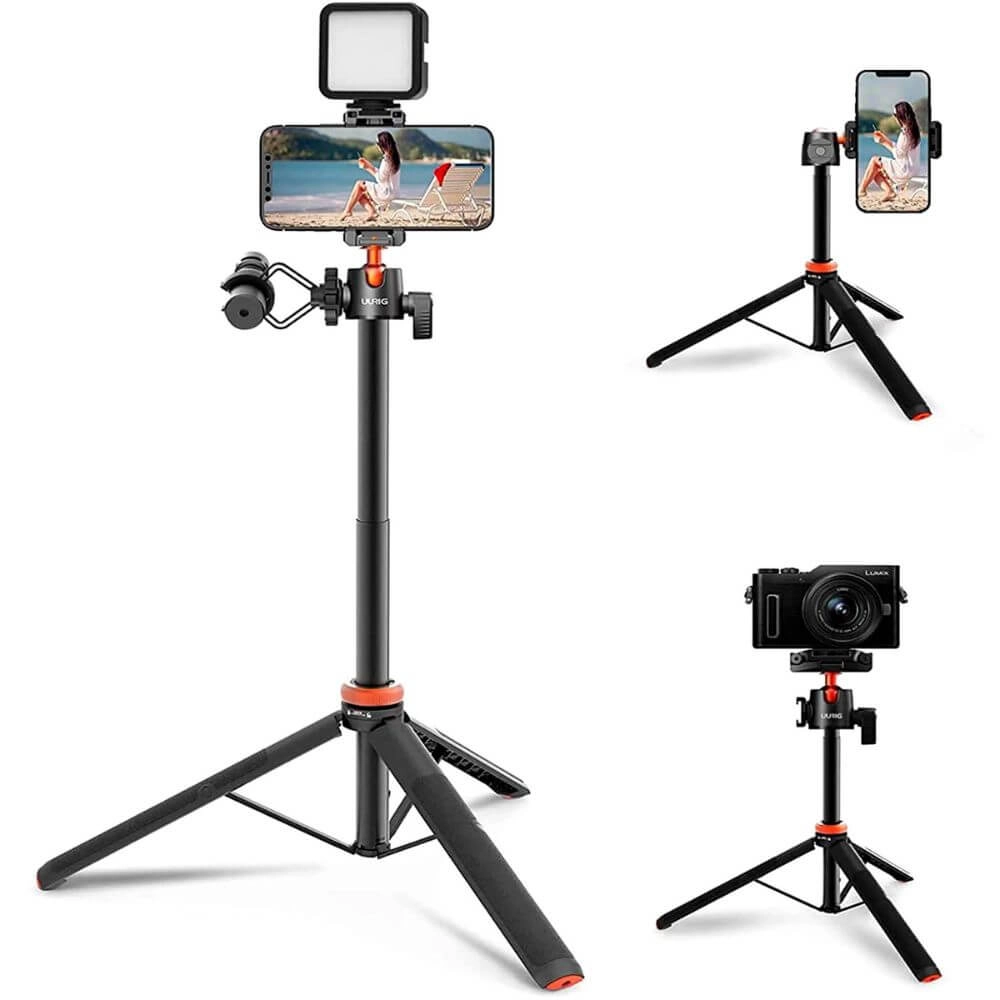 Bastão de Selfie e Tripé para Câmeras de Ação / Celular - UURIG