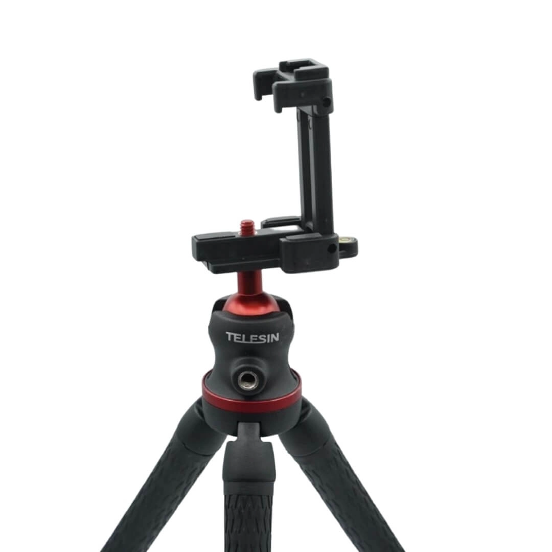 Tripé Flexível para Celular / Câmeras DSLR / GoPro - Telesin