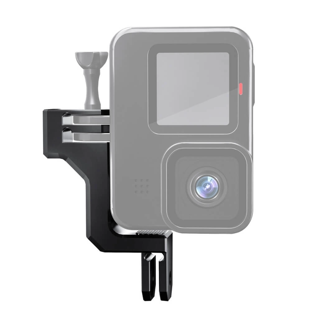 Suporte Vertical de Alumínio para GoPro Hero 13/12/11/10/9/8 Black e Similares
