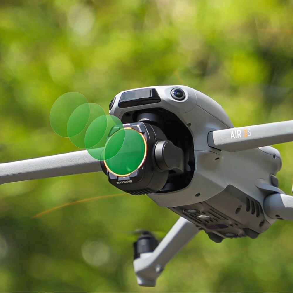 Kit de Filtros CPL/ND8/ND16 para Drone DJI Air 3S - Sunnylife