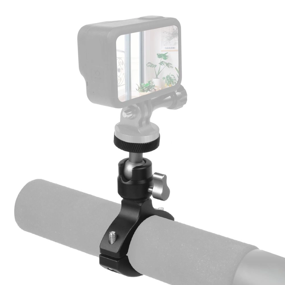 Suporte Bike em Alumínio para Câmeras com Ball Head 360º