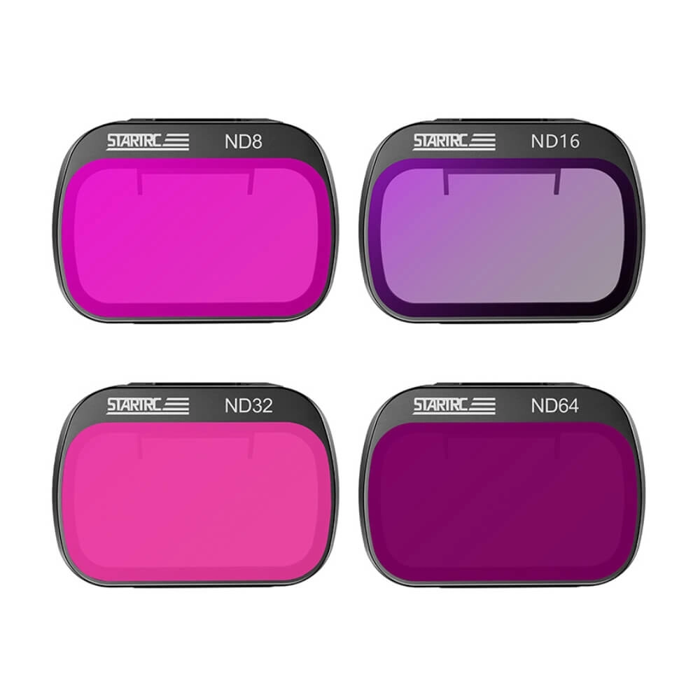 Kit de Filtros ND8/16/32/64 para Drone DJI Mini 2 / Mini 2 SE / Mini 4k - StartRC