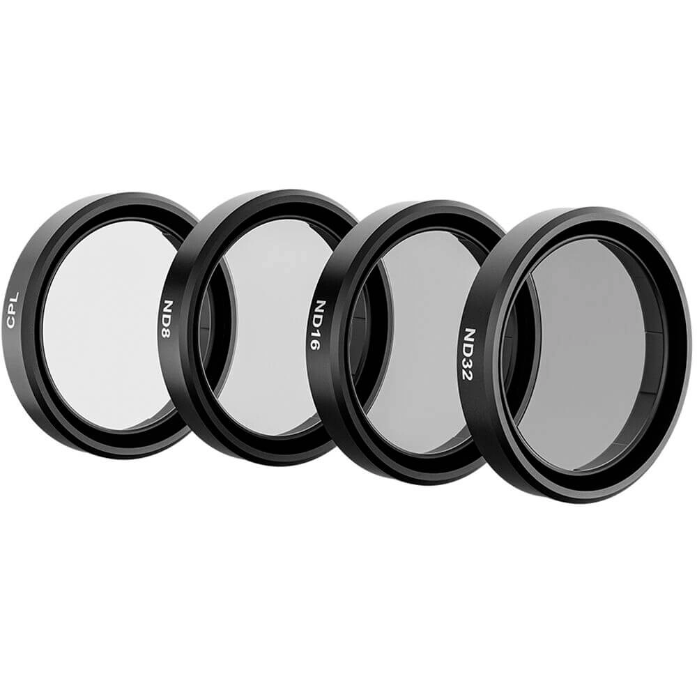 Kit de Filtros CPL e ND8/16/32 para DJI Osmo Action 3 / 4 / 5 Pro - Telesin