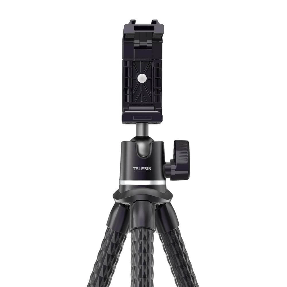 Tripé Flexível para Celular e Câmeras DSLR - Telesin