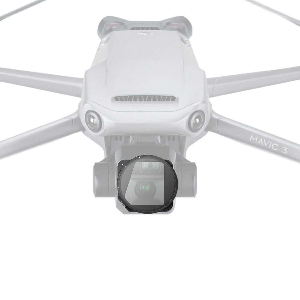 Filtro ND Variável para Drone DJI Mavic 3 - StartRC (ND4 a ND32)