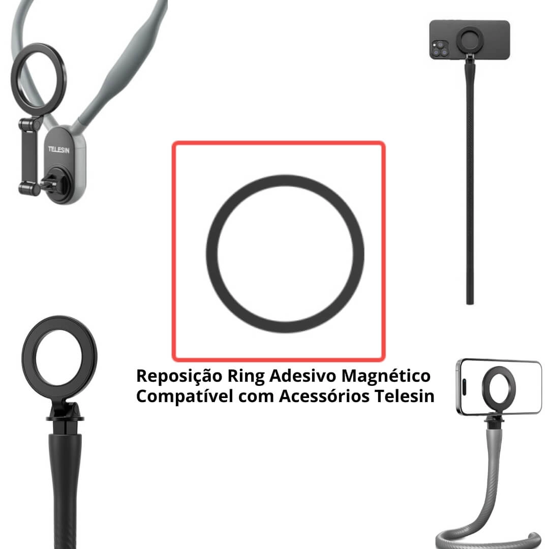 Anel Magnético de Reposição para Suportes Telesin