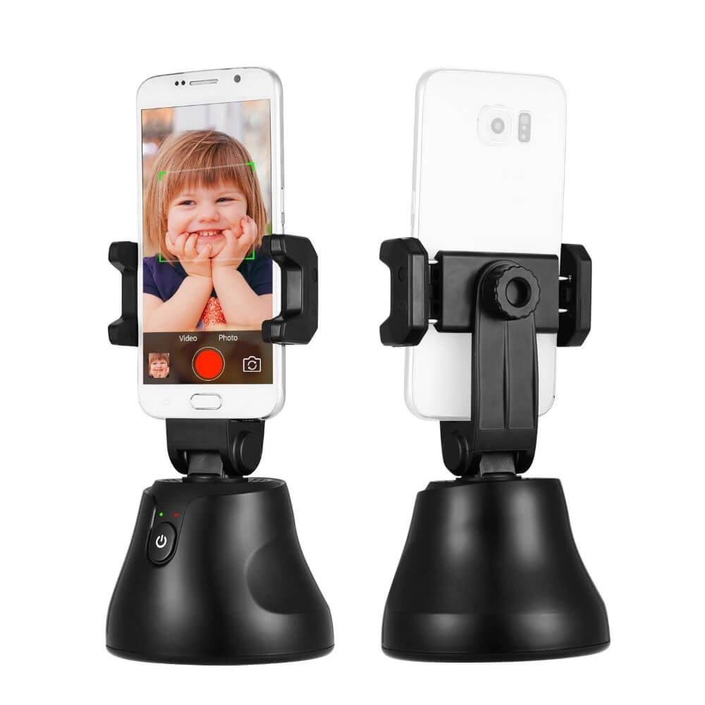 Suporte de Celular com Sistema de Rastreamento Inteligente de Rostos e Objetos