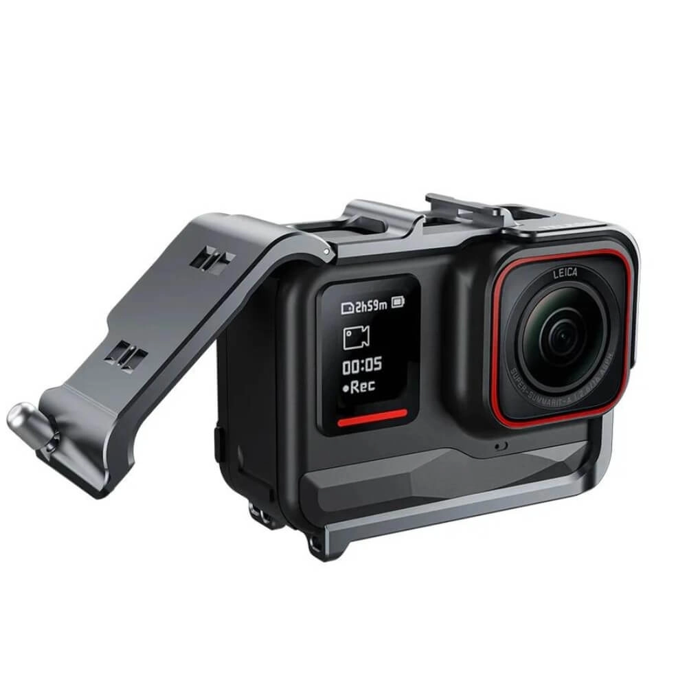 Suporte Frame de Alumínio para Câmera Insta360 Ace / Ace Pro - Telesin