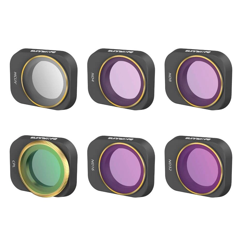 Kit de Filtros UV ND e CPL para Drone DJI Mini 3 / 3 Pro - Sunnylife