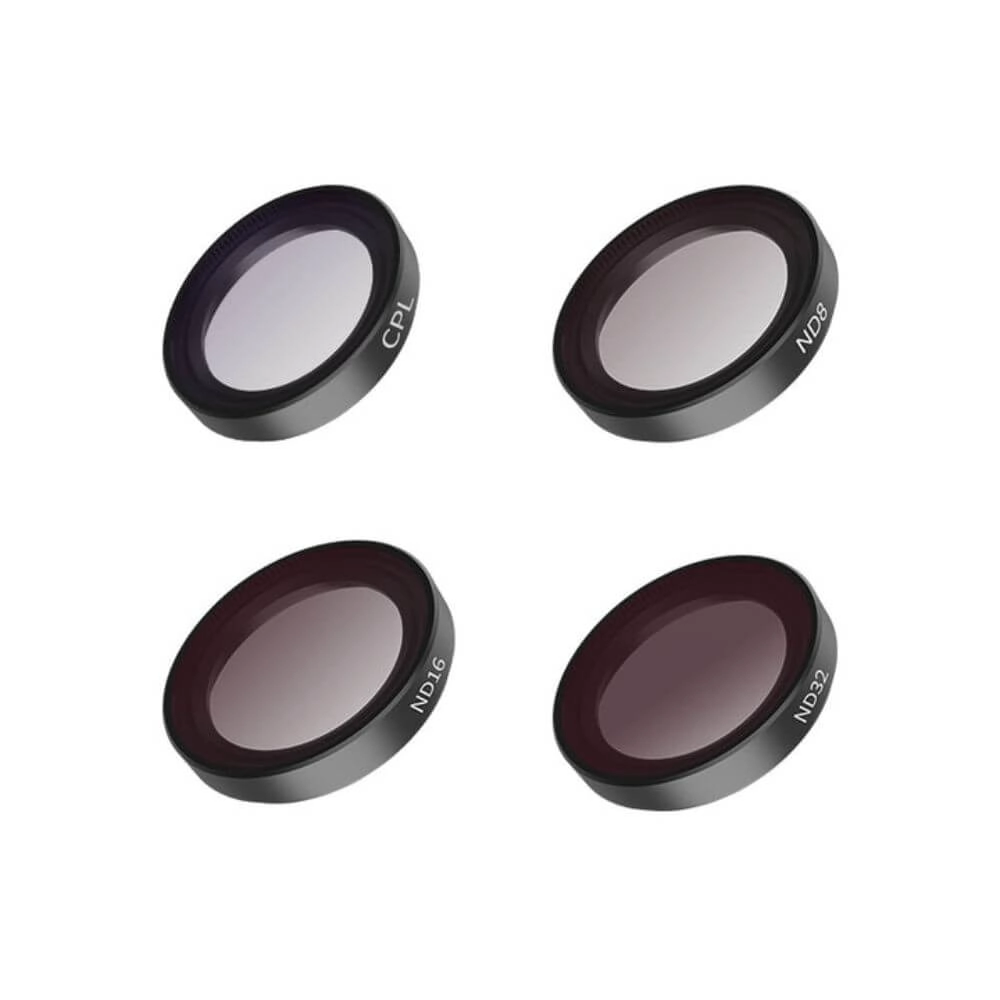 Kit de Filtros para Câmera Insta360 GO 3 e Insta360 GO 2 - Telesin (CPL / ND8 / ND16 / ND32)