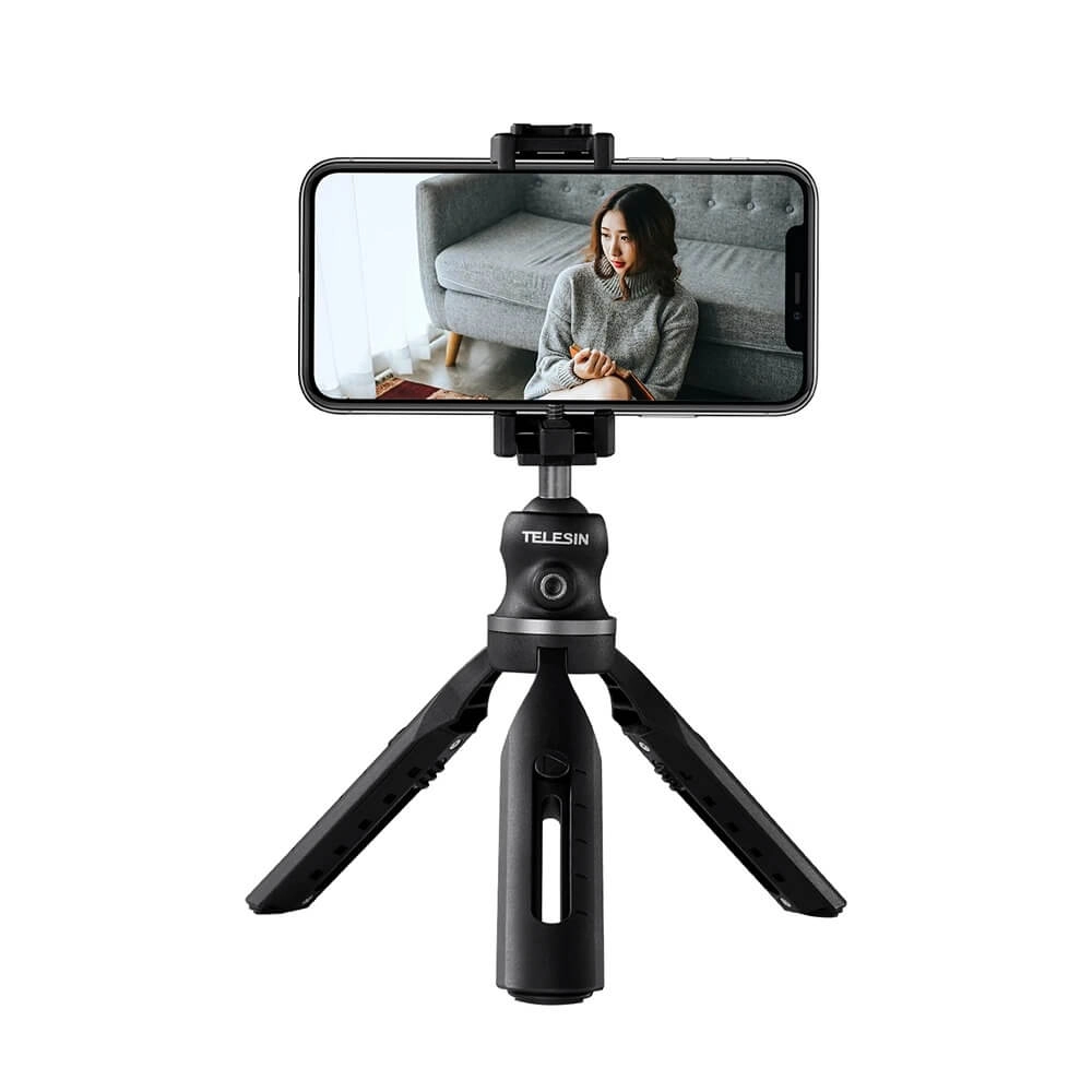 Tripé Extensível para Celular e Câmeras DSLR - Telesin