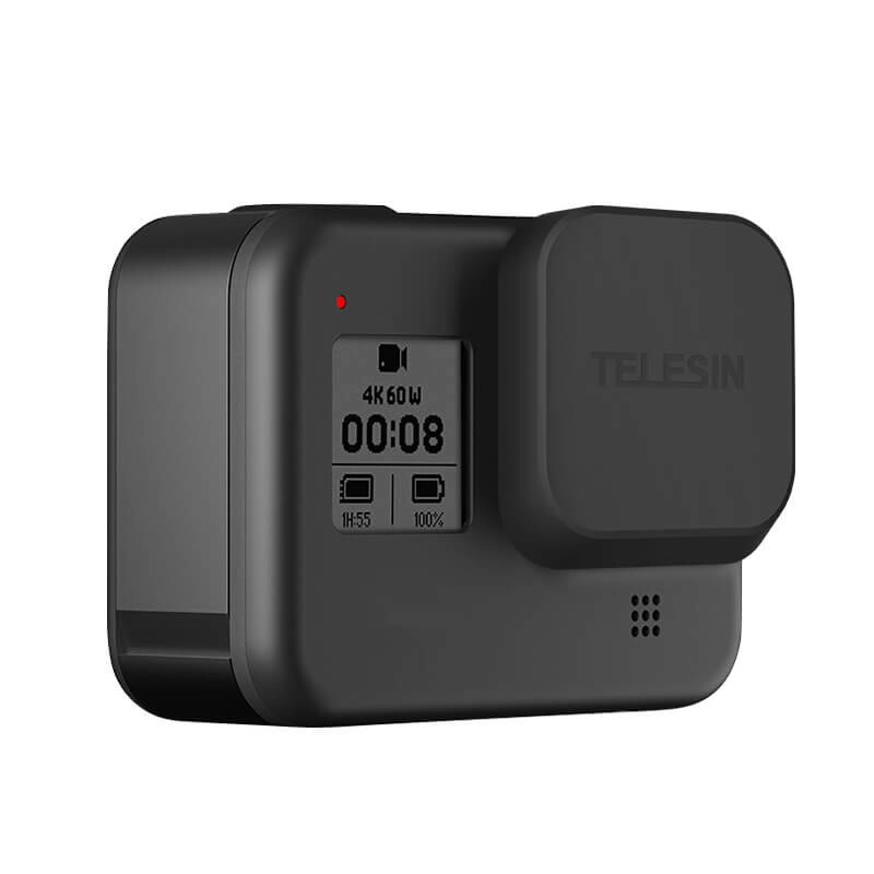 Tampa de Silicone para Lente GoPro Hero 8 Black - Telesin