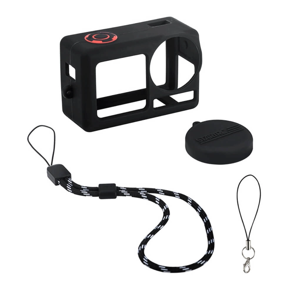 Capa de Silicone para Câmera DJI Osmo Action 5 Pro - StartRC Cor: Preto