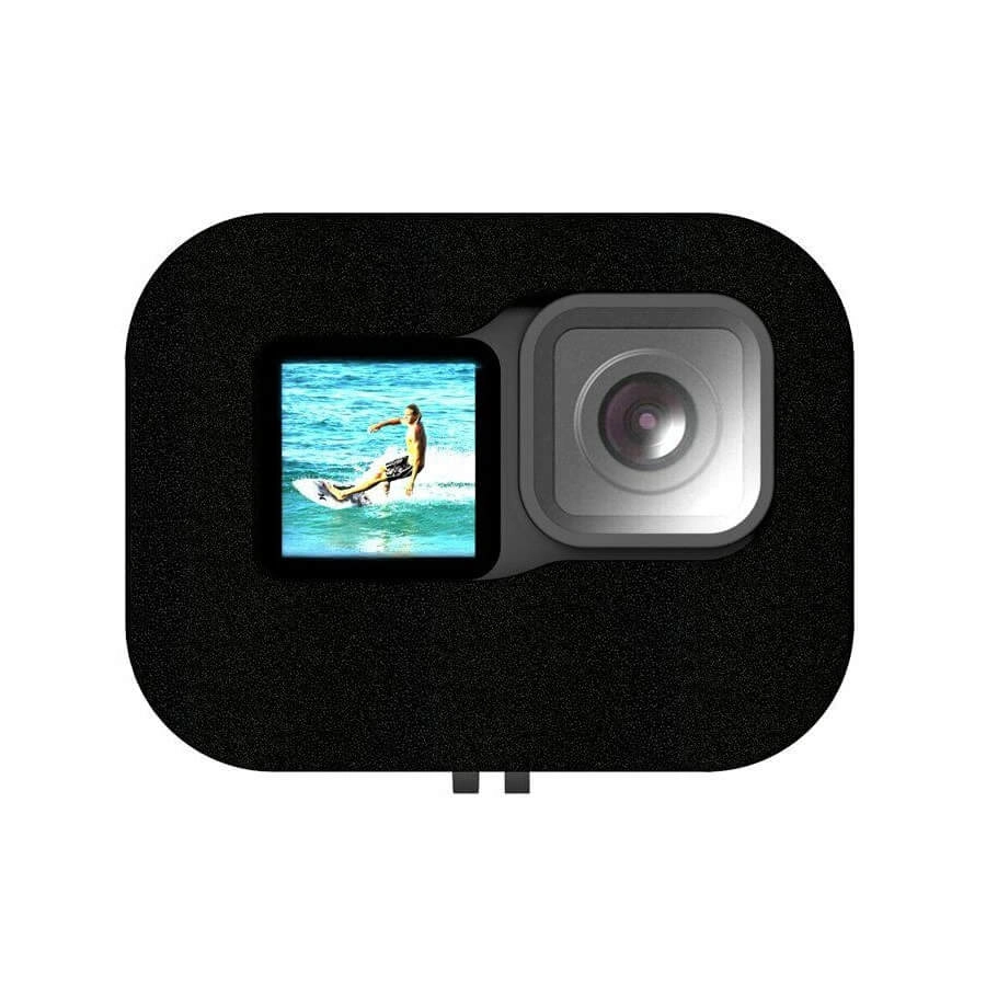 Espuma Protetora de Vento para GoPro Hero 13 / 12 / 11 / 10 / 9 Black