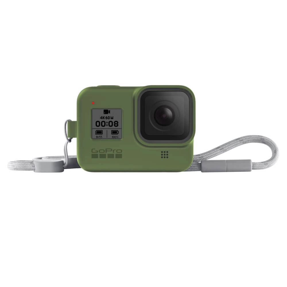 Capa Silicone GoPro Hero 8 + Cordão Ajustável - Sleeve + Lanyard