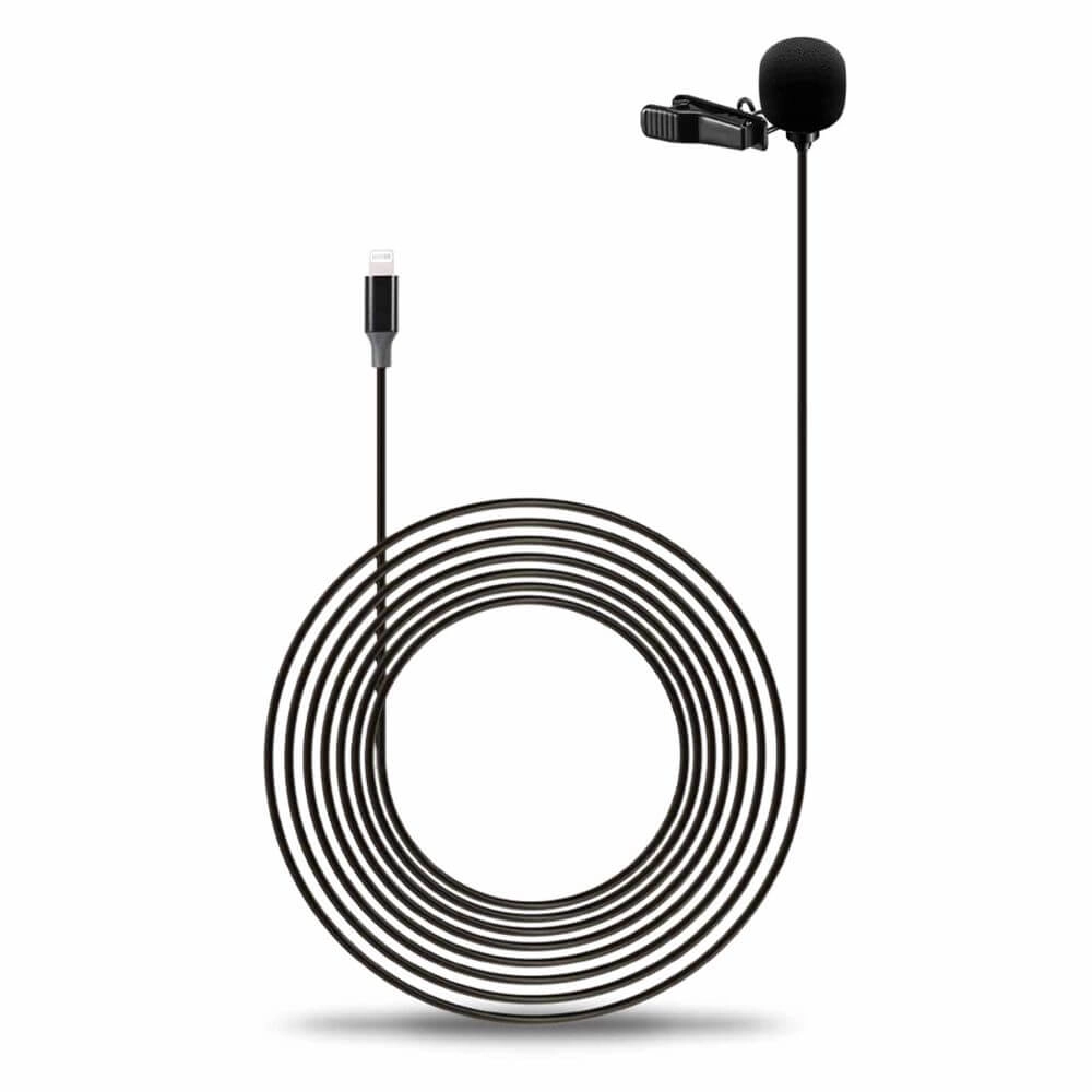Microfone de Lapela para iPhone e iPad (Lightning) - Sairen S-Lav L1