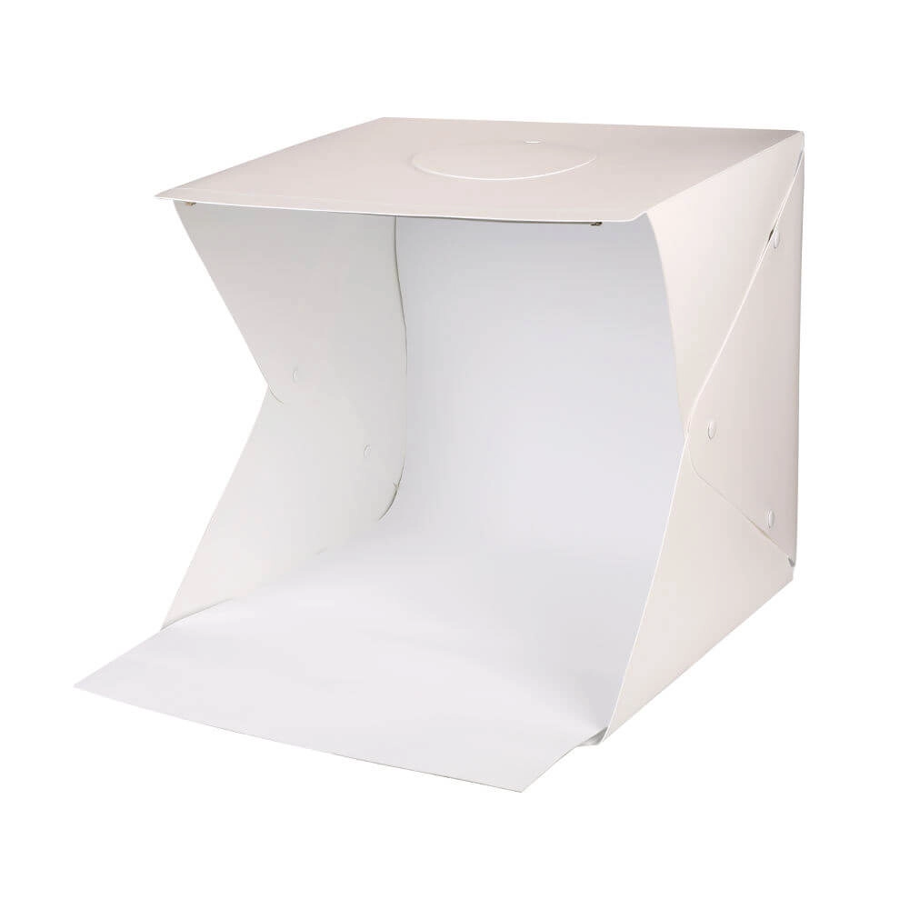 Mini Estúdio Fotográfico Portátil 30cm com Luzes de LED