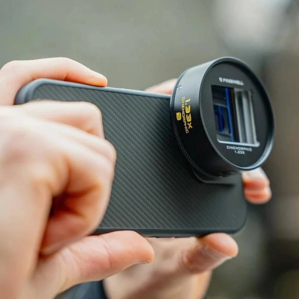 Lente Anamórfica 1.33x com Encaixe 17mm para Celular - Freewell