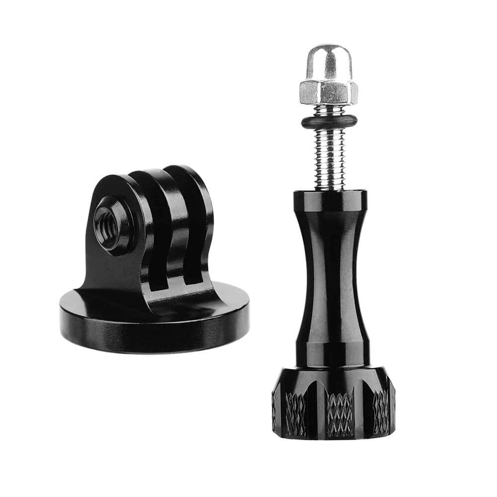 Adaptador Tripod + Parafuso Para GoPro e Câmeras Similares em Alumínio