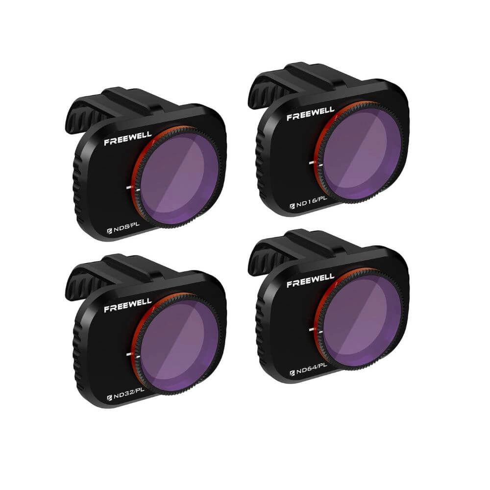 Kit de Filtros ND/PL para DJI Mavic Mini / Mini SE / Mini 2 / Mini 2 SE / Mini 4K - Freewell (Bright Day)