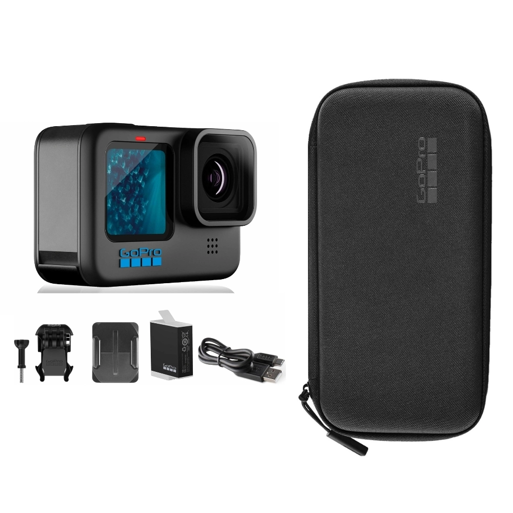 Câmera GoPro Hero 11 Black à Prova D’água 27MP 5.3K com Case