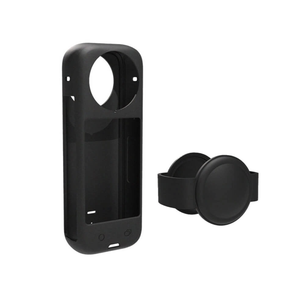 Case Capa de Silicone para Câmera Insta360 X4 + Protetor de Lente