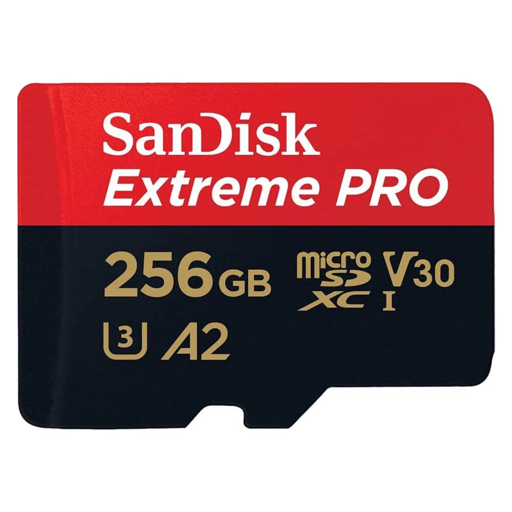 Cartão de Memória 256GB SanDisk Extreme Pro MicroSDXC 200Mb/s UHS-I V30 U3 A2