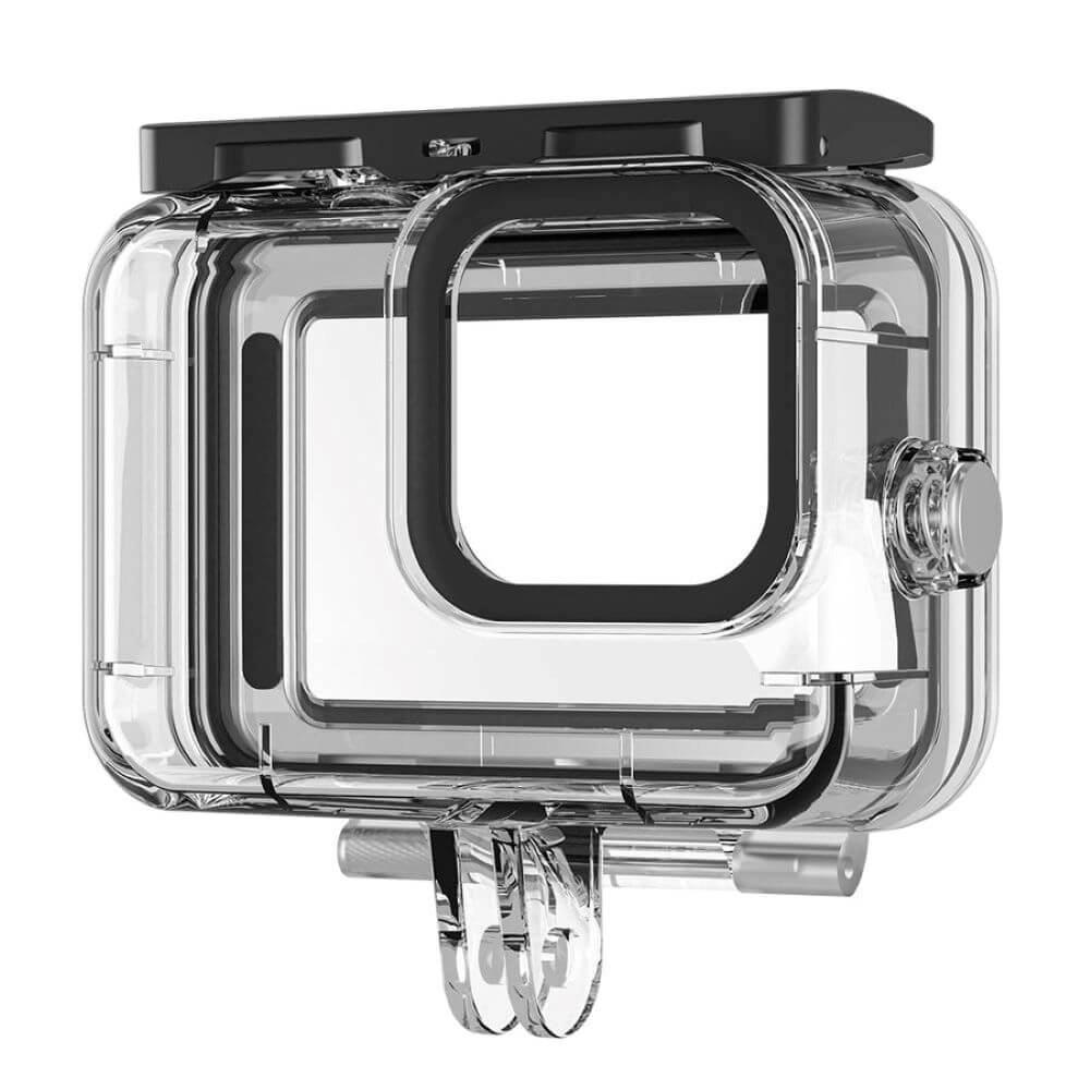 Caixa Estanque para GoPro Hero 13 / 12 / 11 / 10 / 9 Black com Tampa Extra - Telesin